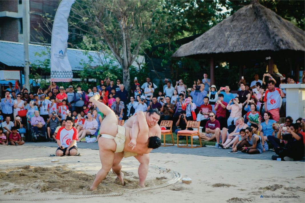 Nikko Bali Benoa Beach Hosts Bali’s First Sumo Game