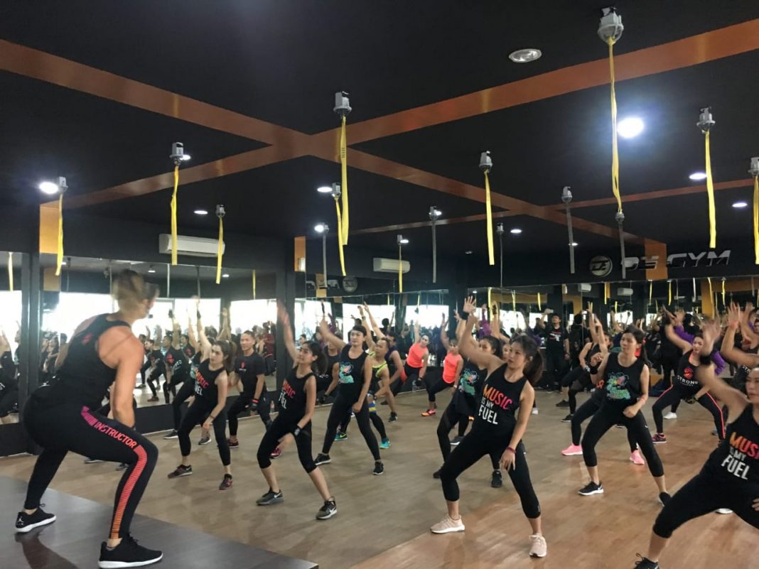 Strong by Zumba master class with Umar and Ai Lee Syarief in Denpasar on Thursday.