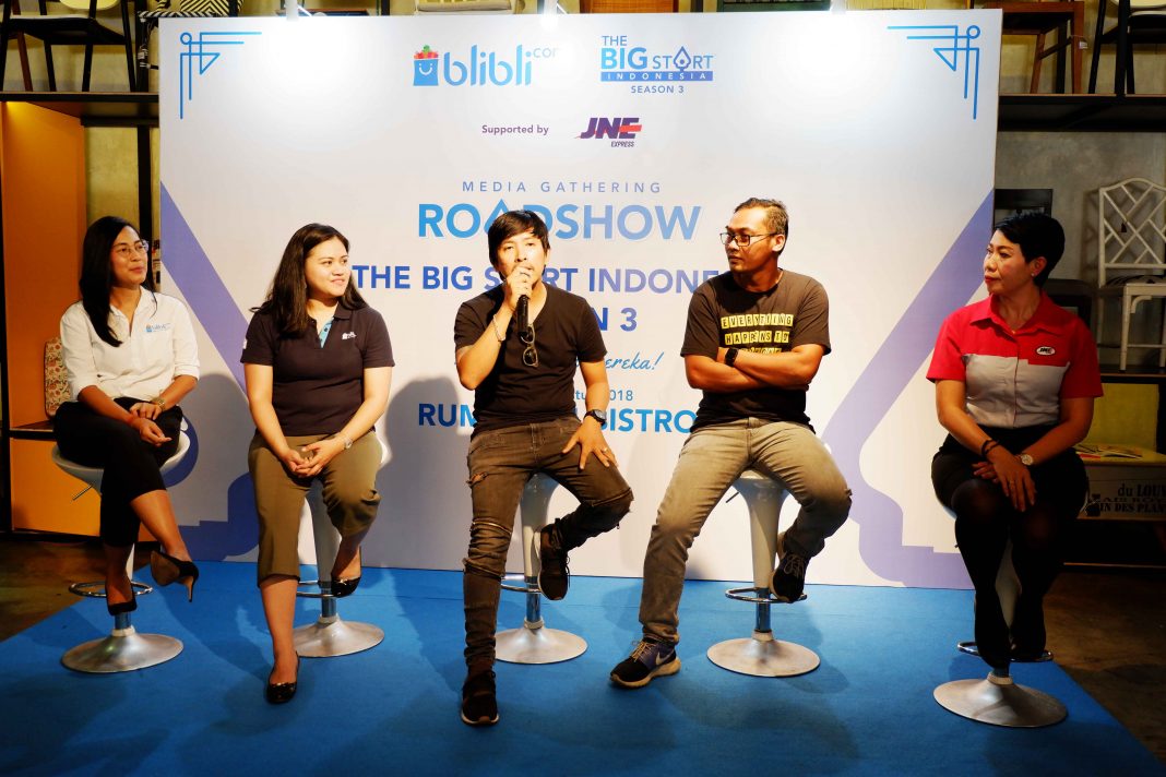 The Big Start Indonesia Season 3 press conference in Denpasar on Thursday.