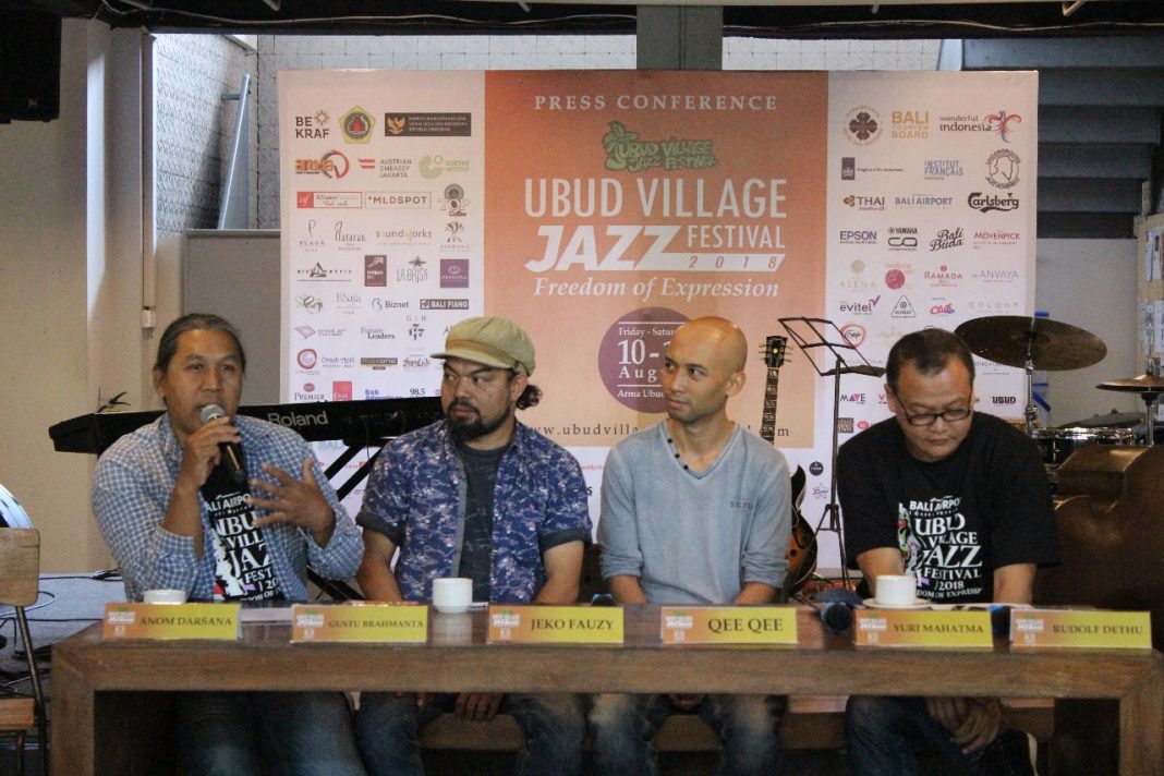 Themed Freedom of Expression, Ubud Jazz Festival 2018 to Present Legendary Musicians