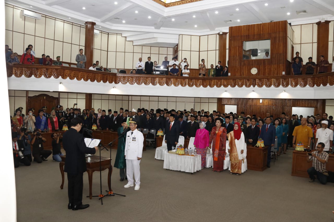 Inauguration of acting Governor of Bali.