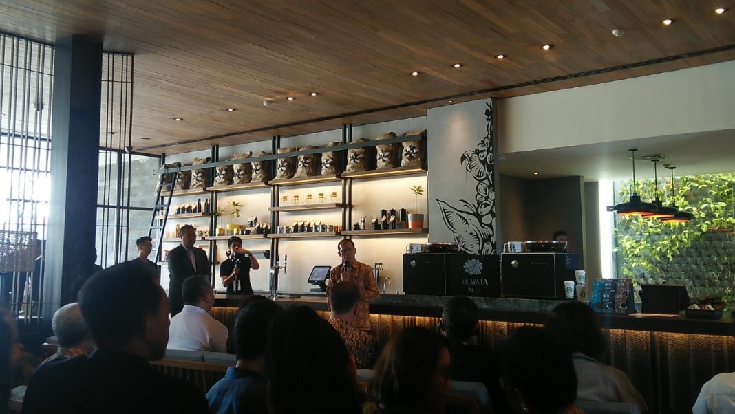Gde Pitana explained Indonesia's tourism on the grand opening of Starbucks Dewata Bali.