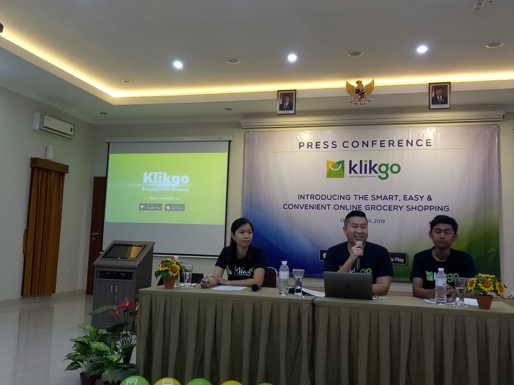 Press conference of Klikgo launching on Friday.