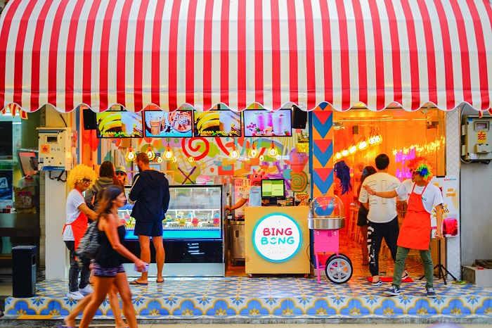 Bingbong Bali is Kuta’s Wackiest New Dessert Café with Blingtastic Gelato Creations, Retro-Kitsch Design, and Dancing Staff