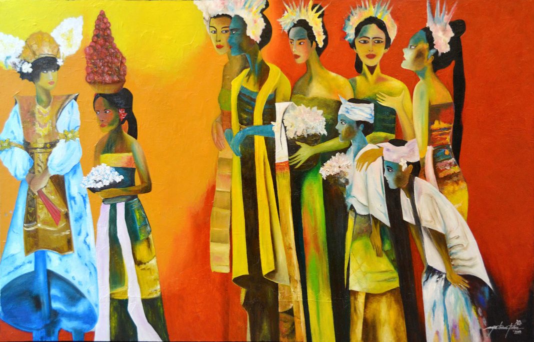 Painting by Arya Trimni Putra.