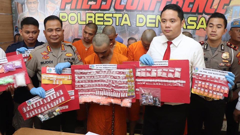 Denpasar Police Secures 11 Drug Dealers and Couriers.
