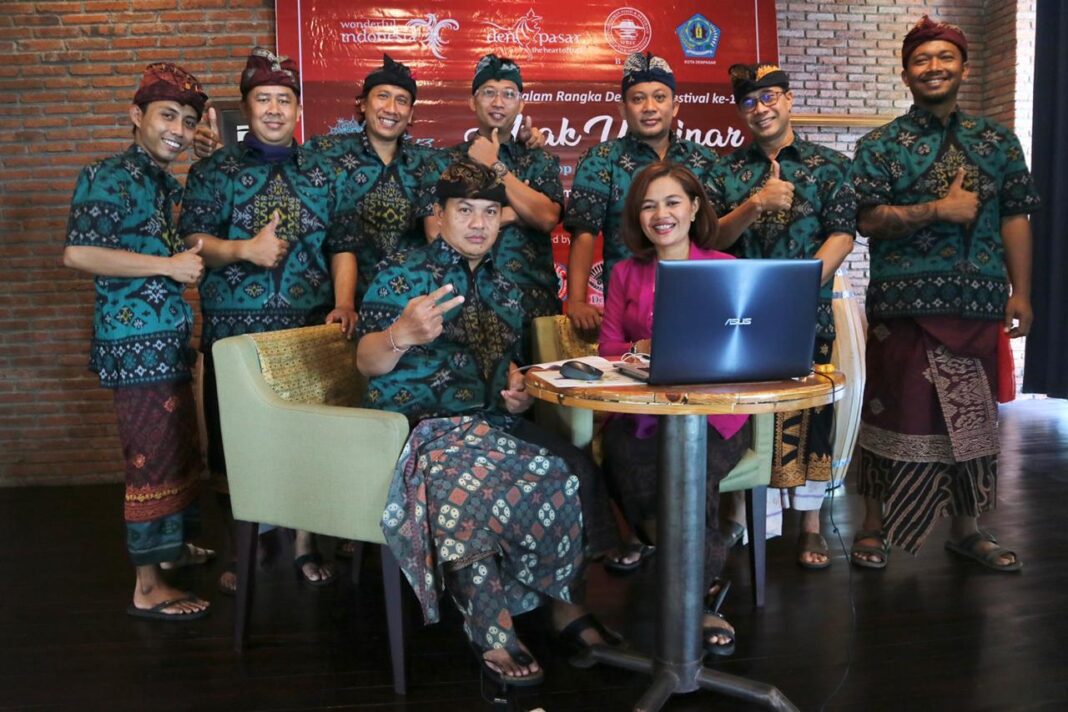 Speakers of Workshop “Arak” Bali Local Spirit webinar in Cellador Hatten Wines, Sanur, on Thursday.