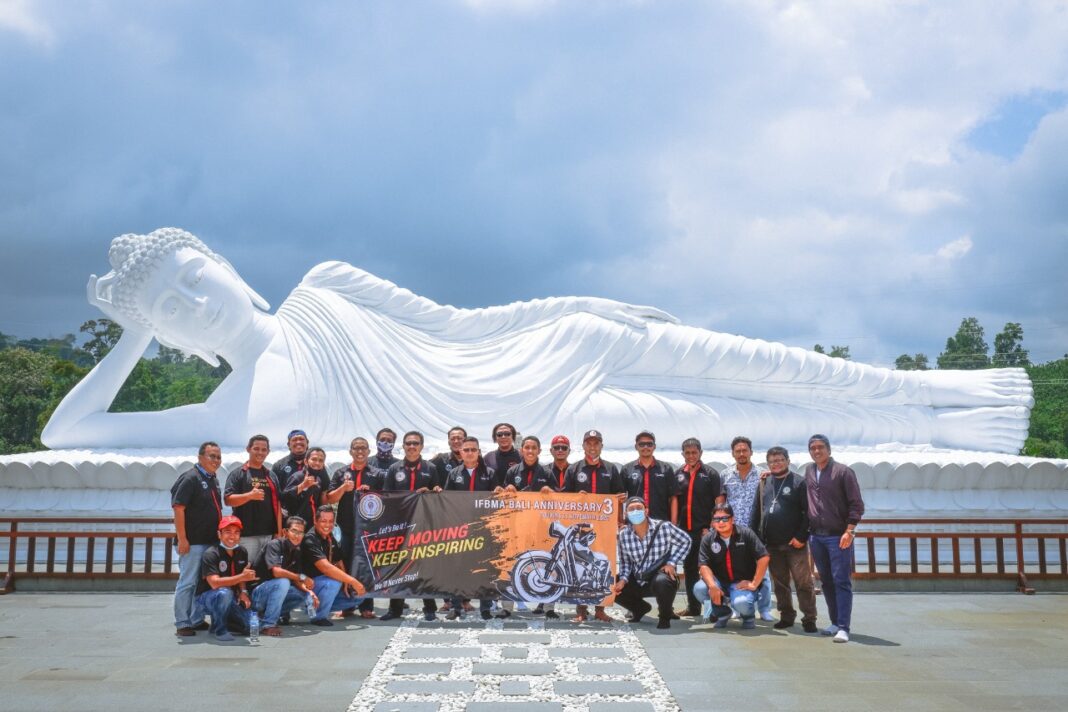 IFBMA Bali Tour to Sleeping Buddha Statue.