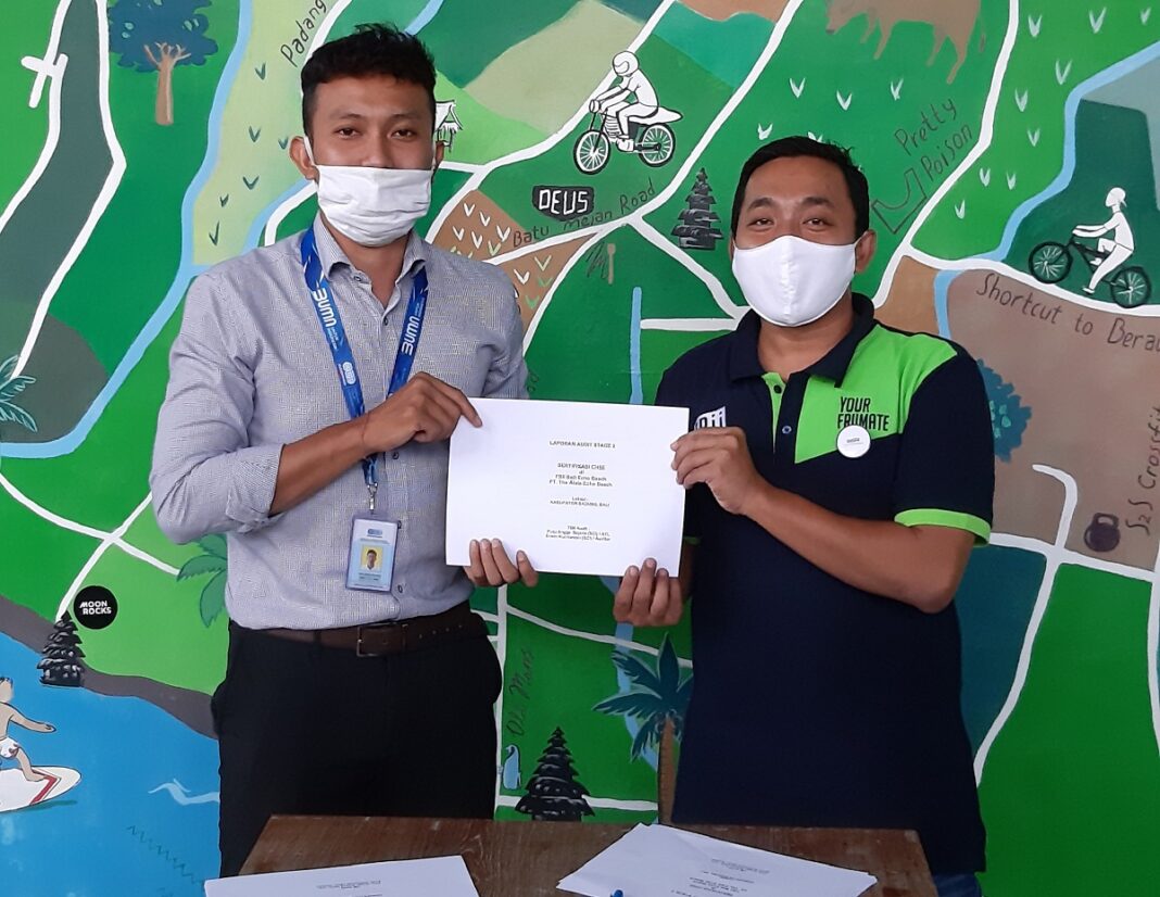 FRii Bali Echo Beach obtained CHSE certification from the Indonesian Ministry of Tourism and Creative Economy.