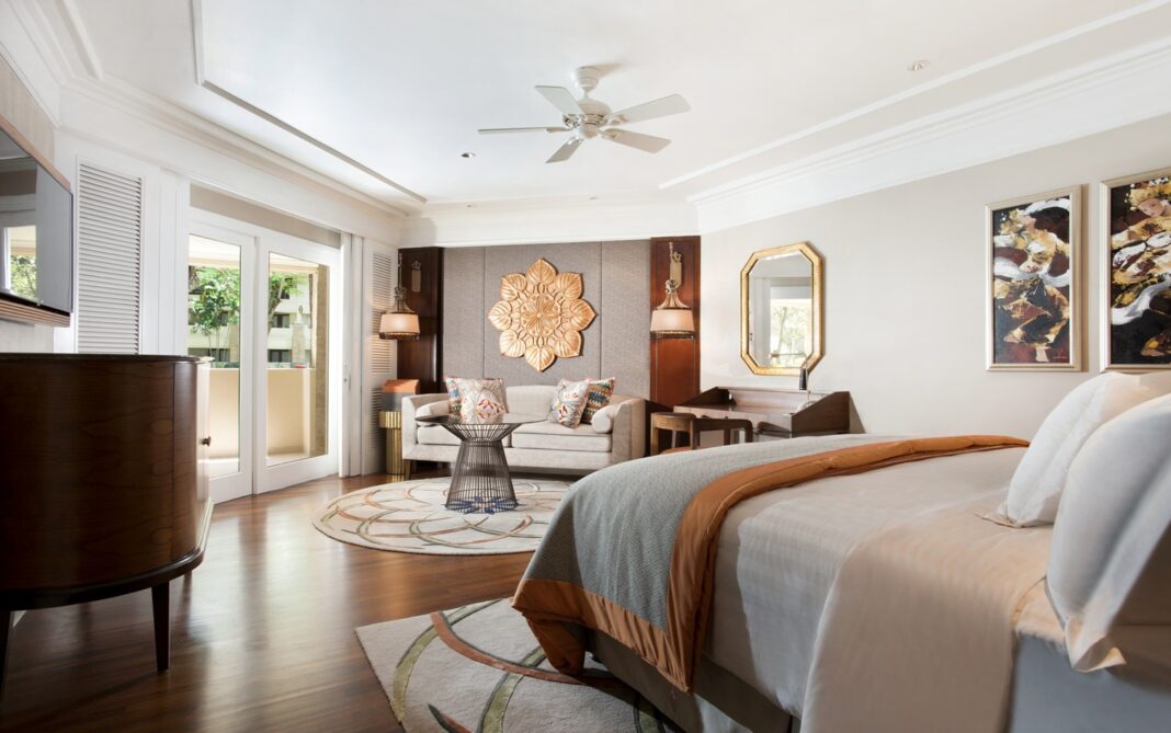 Jimbaran Deluxe Room at Intercontinental Bali Resort.