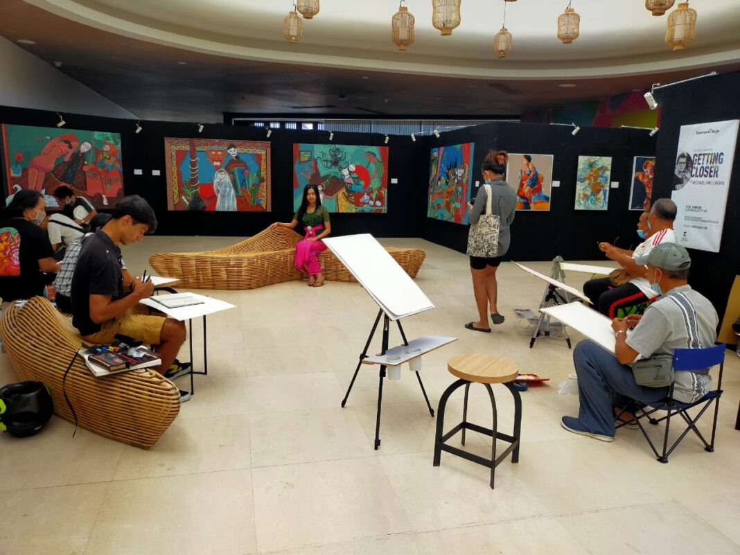 Seminyak Village Holds Live Painting Competition to Support Balinese Painters