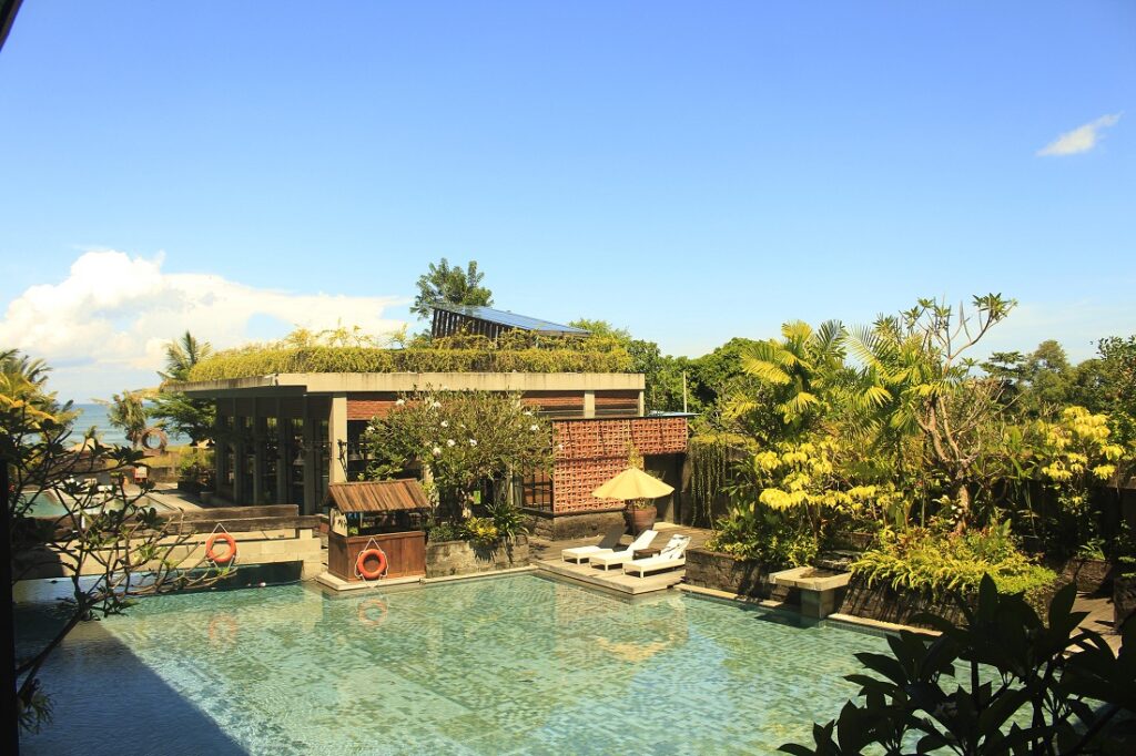 Rooftop of The Haven Suites Bali Berawa.