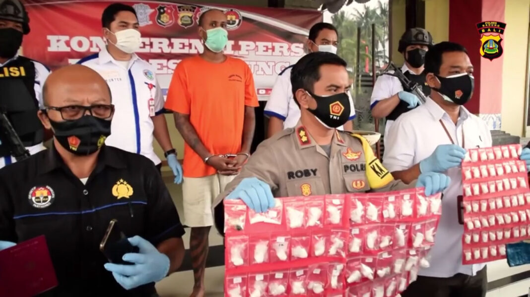 German National Arrested in Bali for Alleged Drugs Possession Worth IDR 1.5 Billion