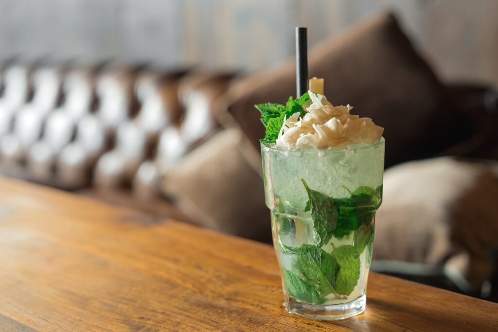 Mama San coconut mojito. (Image by Mama San/Will Meyrick).