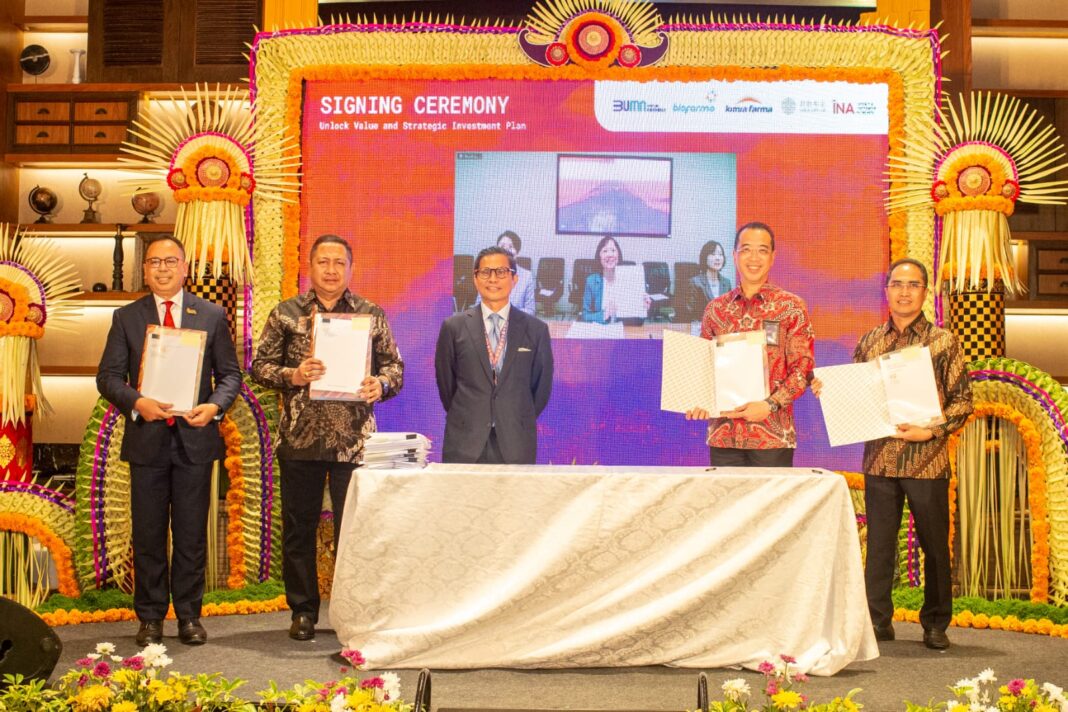 Indonesia's Pharmaceutical Companies Sign Investment Collaboration with SRF and INA