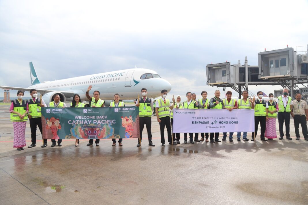 Cathay Pacific Resumes Flights to Bali