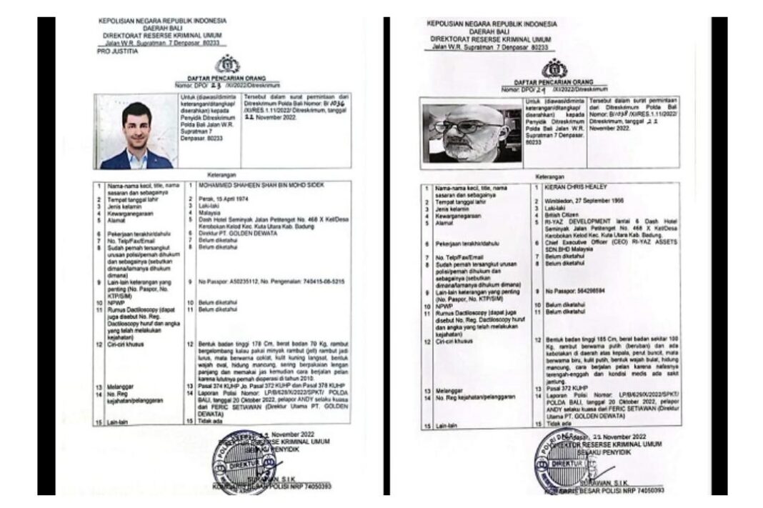 Bali Police Call Founder of Malaysia’s Ri-Yaz Group to Turn Himself In