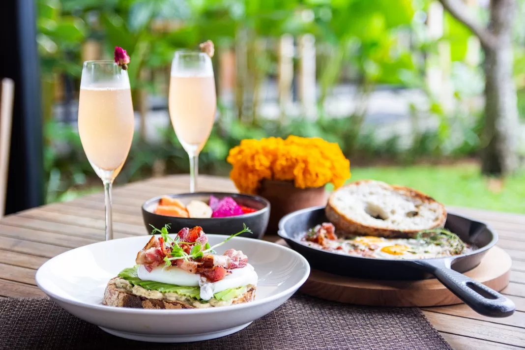 Breakfast Bubbles at Byrd House Sanur.