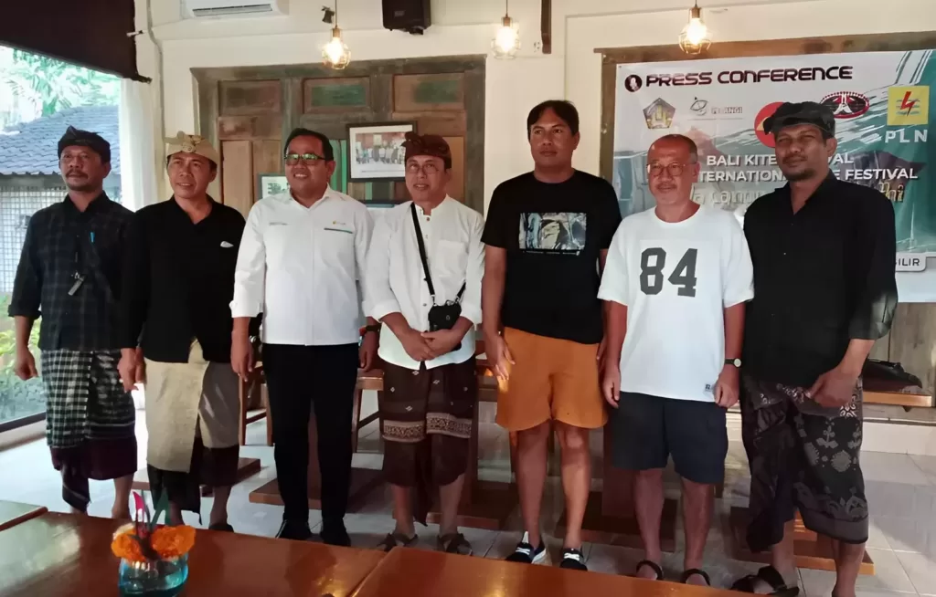 Press conference of Bali International Kite Festival 2023.