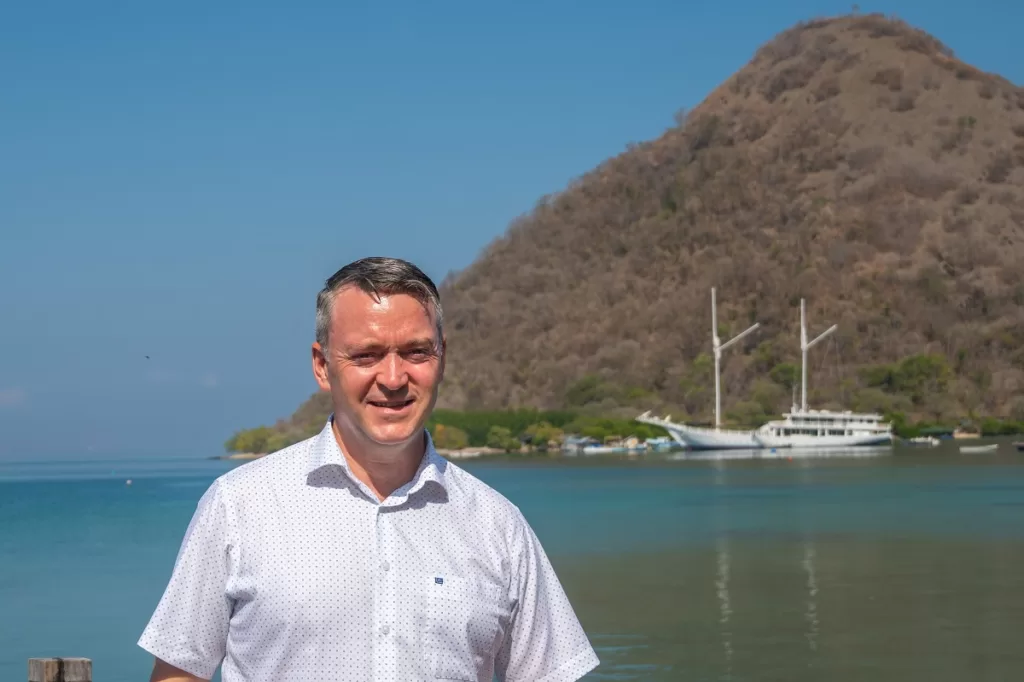 Dermot Birchall, General Manager of AYANA Komodo Waecicu Beach