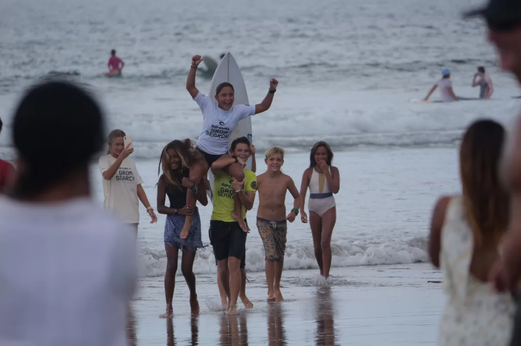 Rip Curl GromSearch 2023: Dylan Wilcoxen snd Suri Jabrik Win High Performance Coaching Camp in Australia