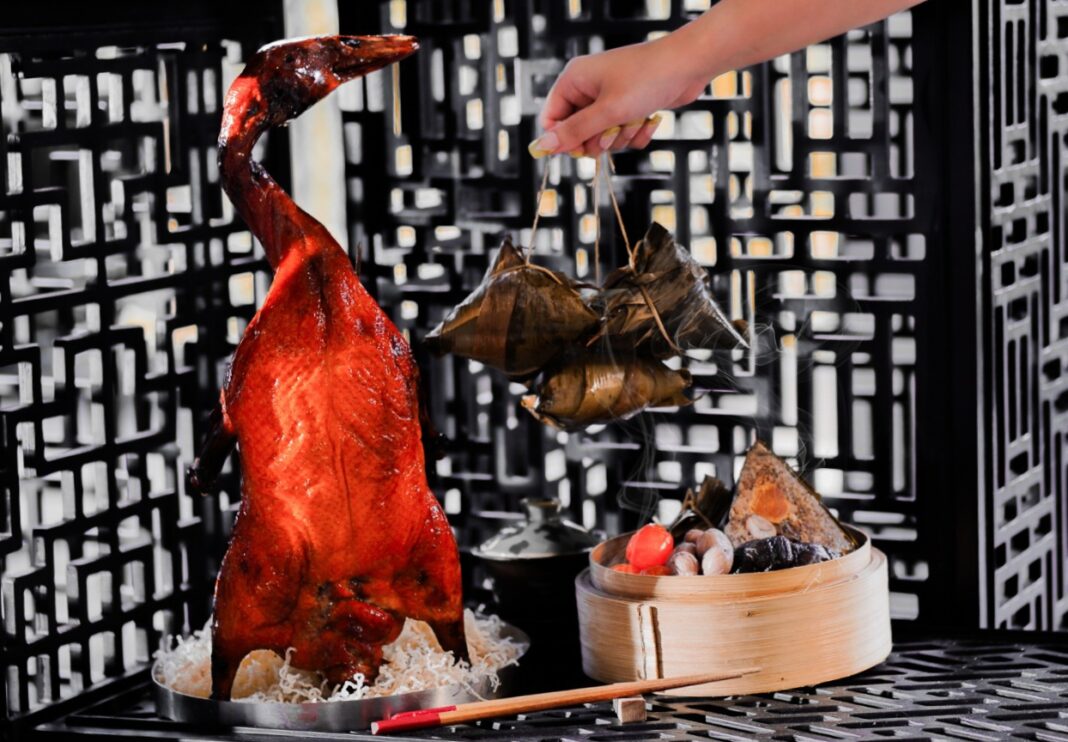 Beijing Roasted Duck Glutinous Rice Dumpling at Lion X restaurant, Nusa Dua.