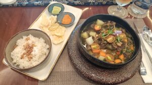 Sirangon's oxtail soup.