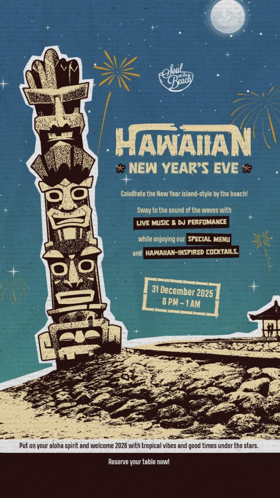 Soul on the Beach Hosts ‘Hawaiian NYE Vol. 2’: A Tropical New Year’s Eve Celebration by the Shore