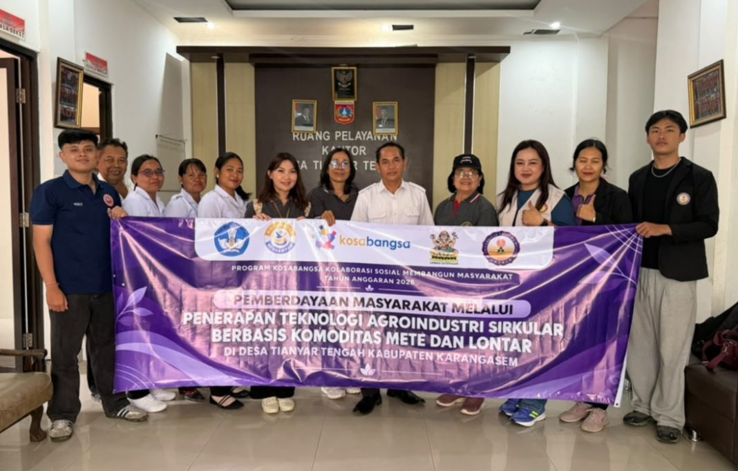 Kosabangsa 2026 Showcases Circular Agro-Industrial Innovations Based on Cashews and Lontar Palms to Empower the Community of Tianyar Tengah, Karangasem